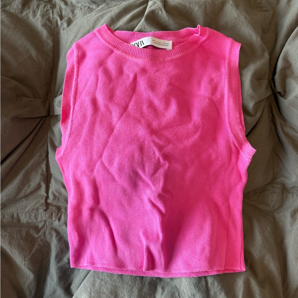 Zara Fuchsia Knit Top